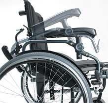 Odlehčený mechanický vozík ERGO 305—Šířka sedačky 46cm