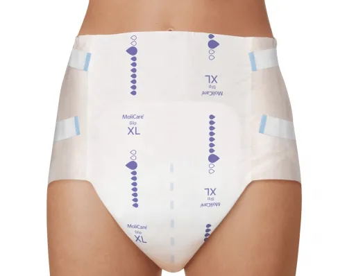 MoliCare Slip 8 kapek XL—Zalepovací kalhotky, boky 150-175cm, savost 3568ml, 14ks