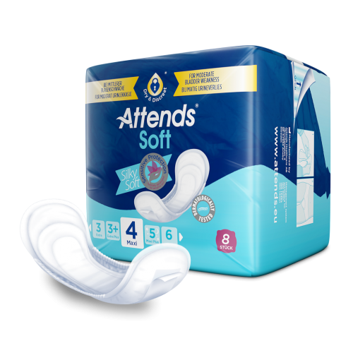 Attends Soft MAXI 4—Anatomicky tvarované pleny 10ks