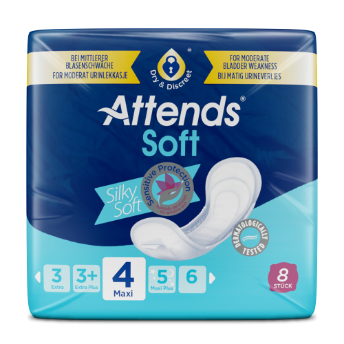 Attends Soft MAXI 4—Anatomicky tvarované pleny 10ks