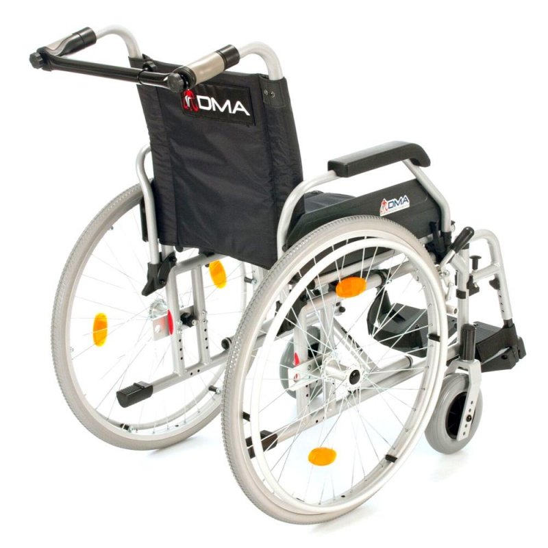 Invalidní vozík s brzdami 118-23 PLUS—Šířka sedu 40 cm