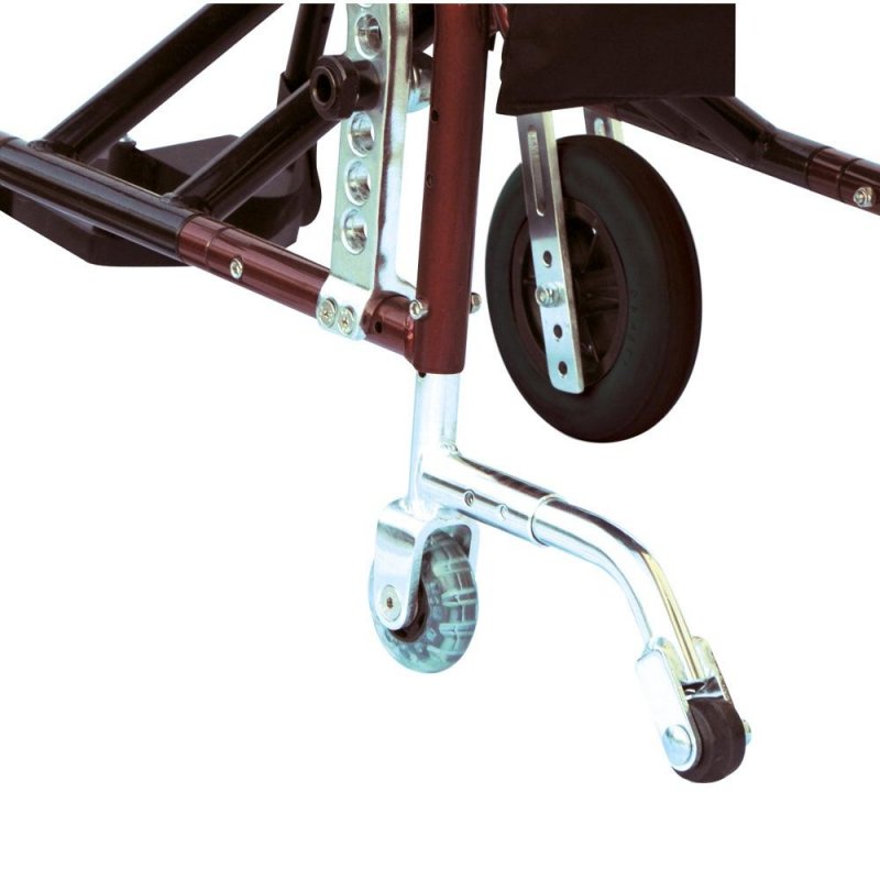 Invalidní vozík odlehčený BASIC LIGHT PLUS RED—Šířka sedu 42cm