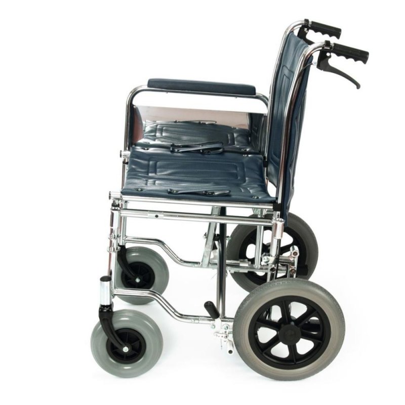 Transportní invalidní vozík zesílený 238-23—Šířka sedu 51cm