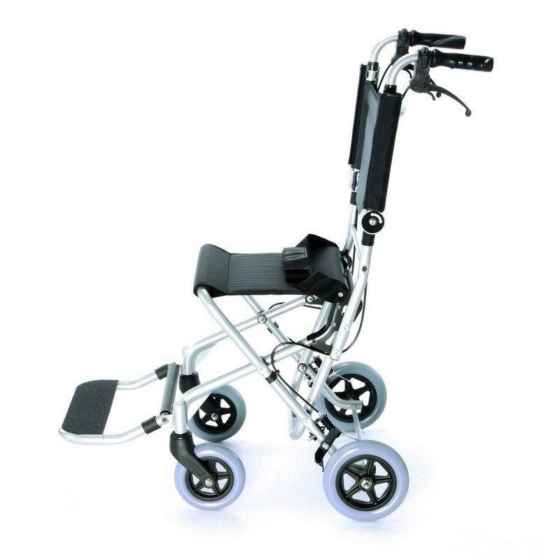 Transportní invalidní vozík JBS 512—Šířka sedu 33cm