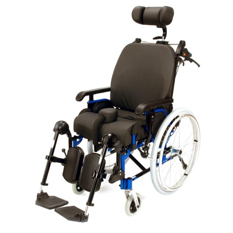 Invalidní vozík polohovací ALTO PLUS CONFORT—Šířka sedu 48cm