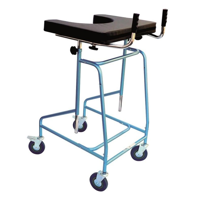 Čtyřkolové předloketní chodítko Meyra AMBONA MAXI—S podpůrnou deskou