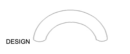 Polštář ve tvaru půlměsíce—PUR