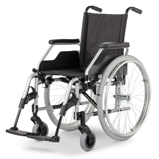 Odlehčený invalidní vozík Meyra EUROCHAIR 1.750—Šířka sedu 38-53cm