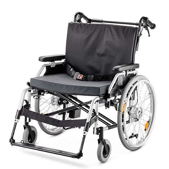 Odlehčený invalidní vozík Eurochair 2 2.850 XXL—Šířka sedu 48-65cm