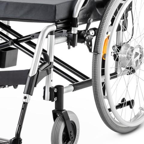 Invalidní vozík Meyra Eurochair 2 2.850 HD—S nosností do 300kg, šířka sedu 70, 75, 80 cm