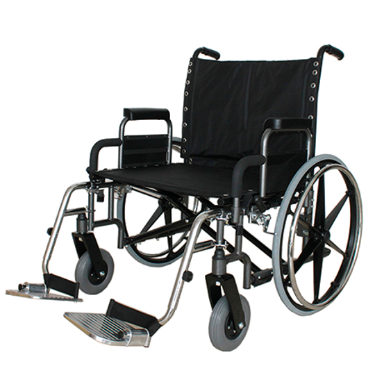 Invalidní vozík Meyra REHAB B-4200 XXXL—S nosností do 300kg, šířka sedu 66cm