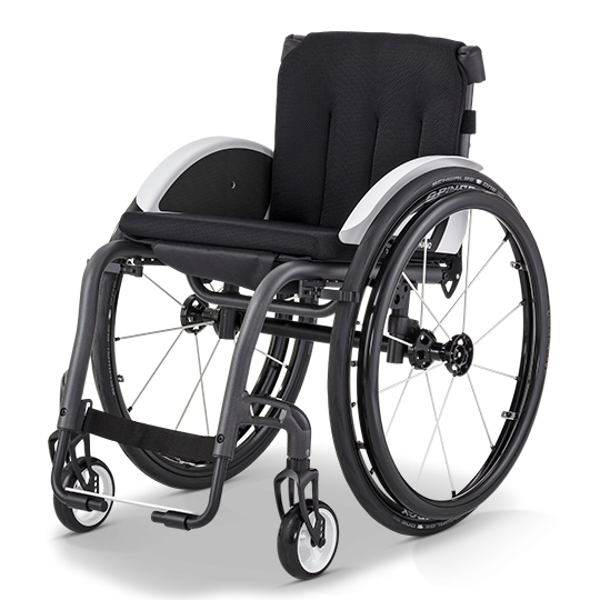 Aktivní invalidní vozík Meyra NANO 1.155—Šířka sedu 30-50cm