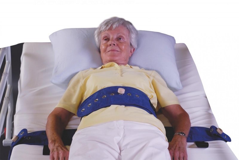 Pás k zajištění na lůžku na magnetický zámek—Velikost S/M