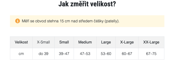 Ortéza kolenní LEGEND CI SE 4POINT - Levá—Velikost XL