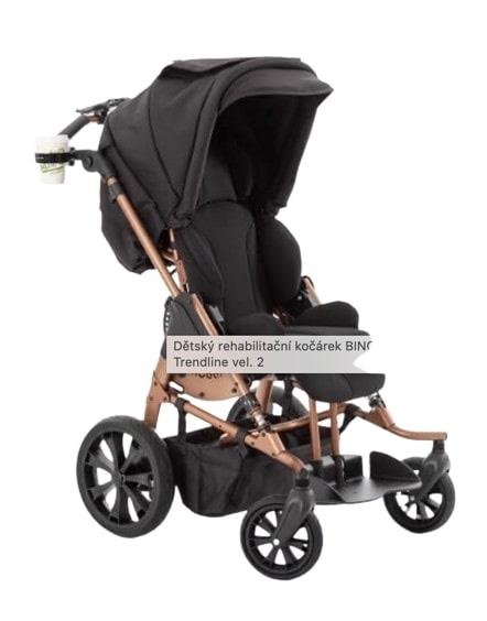Dětský rehabilitační kočárek BINGO Evol. Trendline—Velikost 2