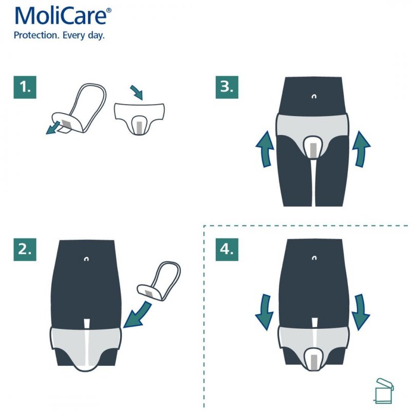 MoliCare Lady Pad 0,5 kapky DUOPACK—Vložky absorpční 56 ks