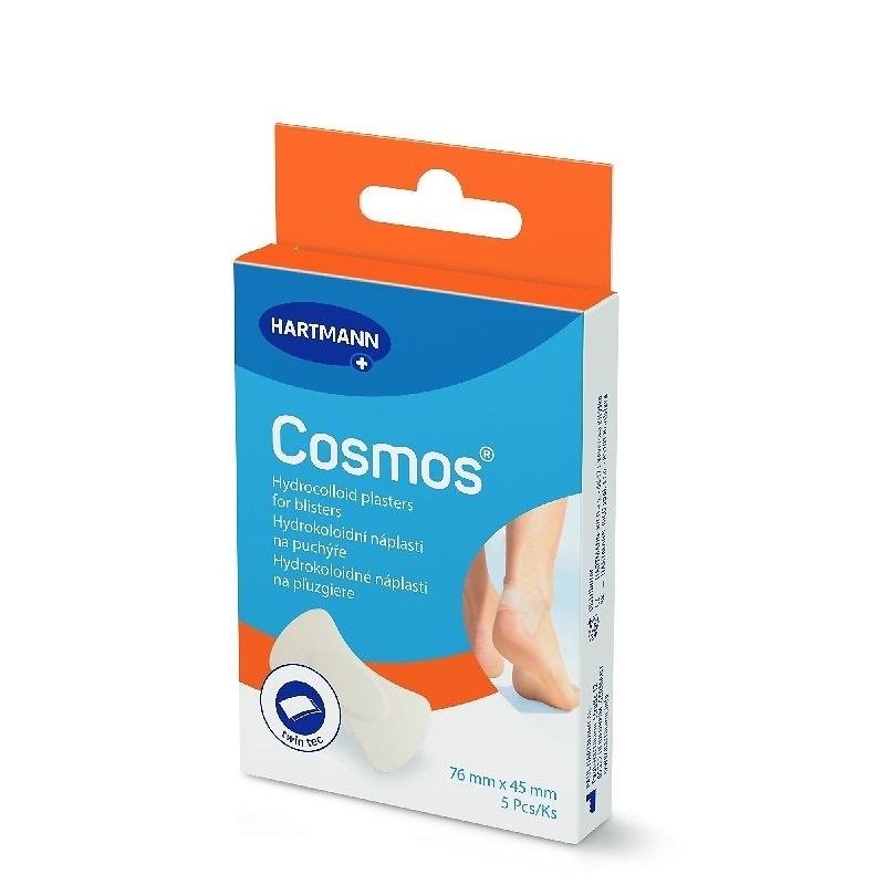 Cosmos Heel náplast na puchýře na patě 76 × 45 mm—5ks