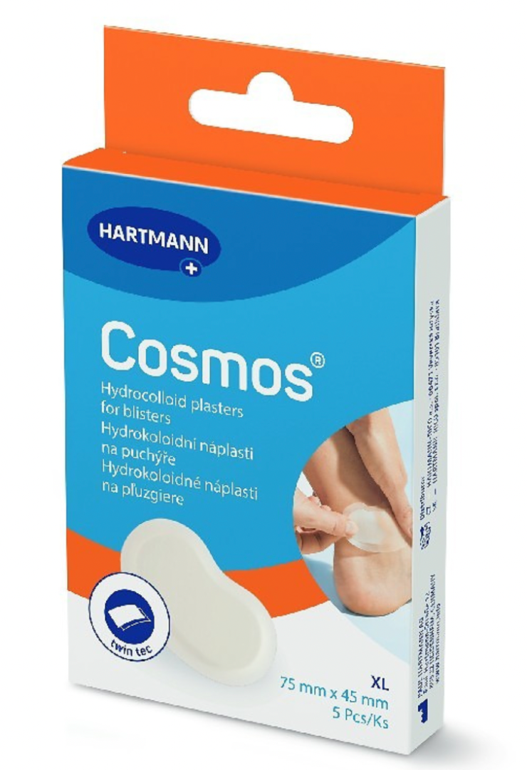 Cosmos XL náplast na větší puchýře 75 × 45 mm—5ks