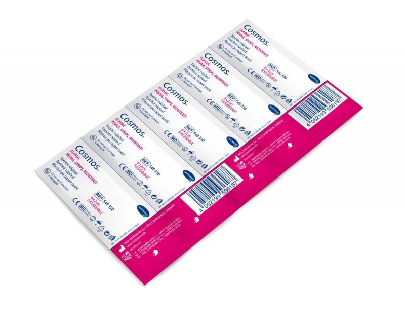 Cosmos Pevná textilní náplast 6 × 2 cm—250ks