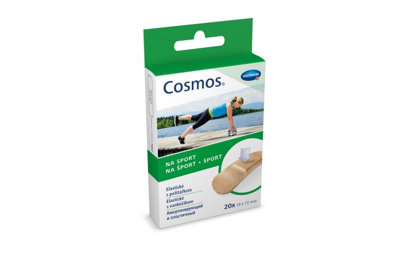 Cosmos Sport polstrovaná náplast 19 × 72 mm—20ks