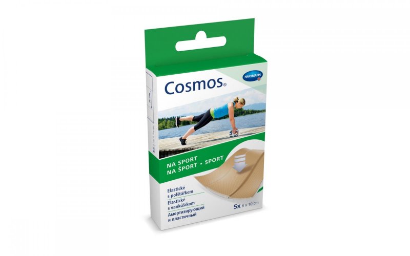 Cosmos Sport náplast pro sportovce 6 × 10 cm—5ks