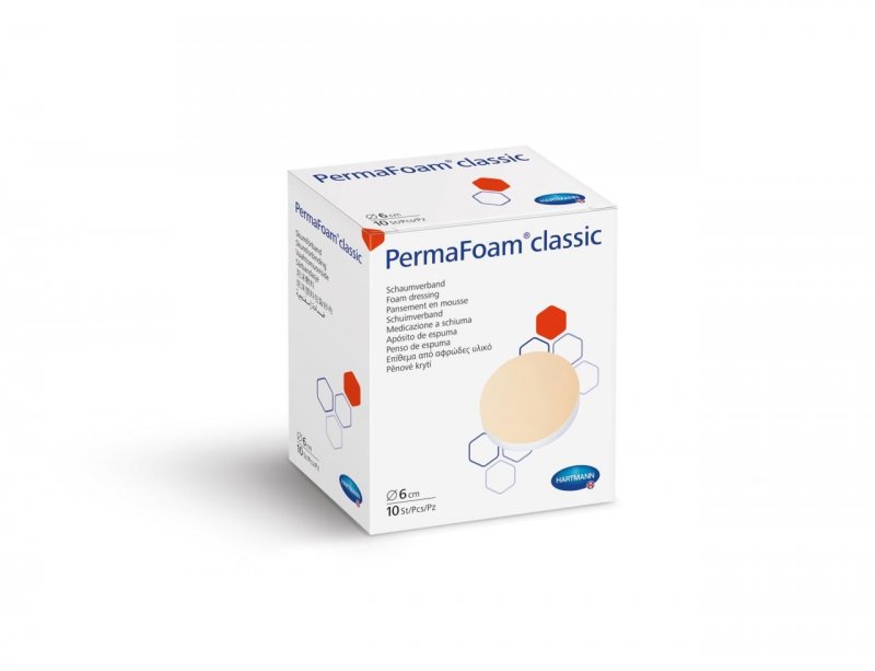 Polyuretanové krytí PermaFoam Classic—Bez lepícího okraje, průměr 6cm, 10ks