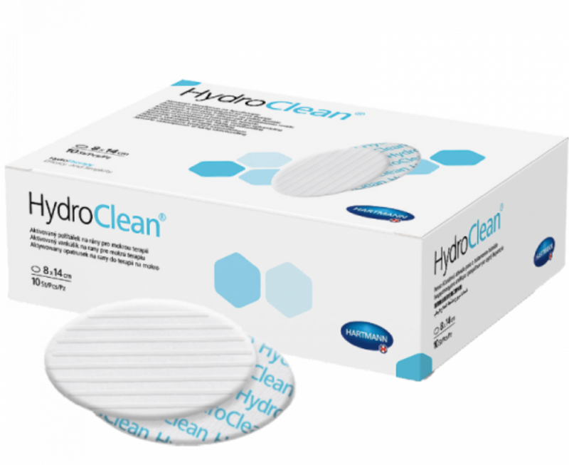 Superabsorpční krytí HydroClean—8 x 14 cm ovál, 10ks