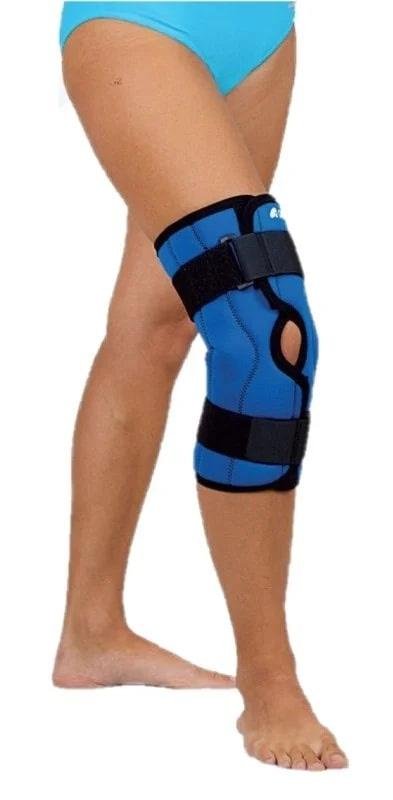 Ortika ortéza kolenního kloubu OR 7C - XS—Ortéza krátká s přední zapínání s dvouosým duralovým kloubem