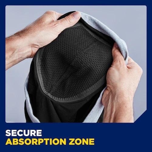 TENA Men Washable Underware Black M—Boxerky absorbční natahovaní, 1ks