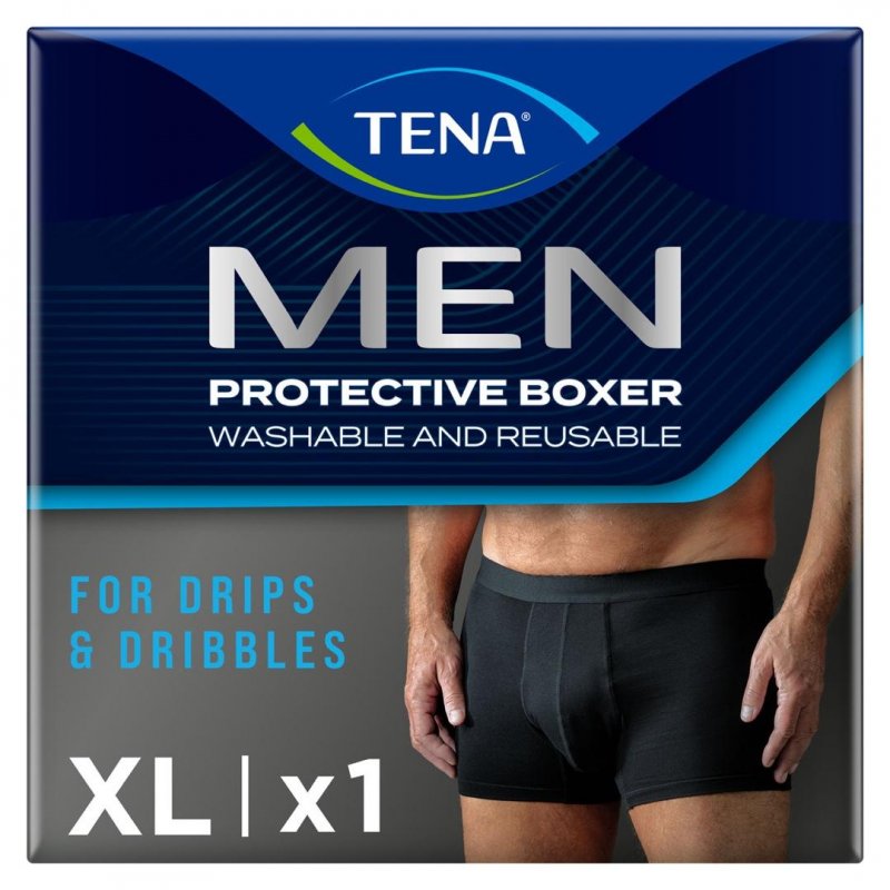 TENA Men Protective Boxer Black XL—Boxerky absorbční natahovaní, 1ks