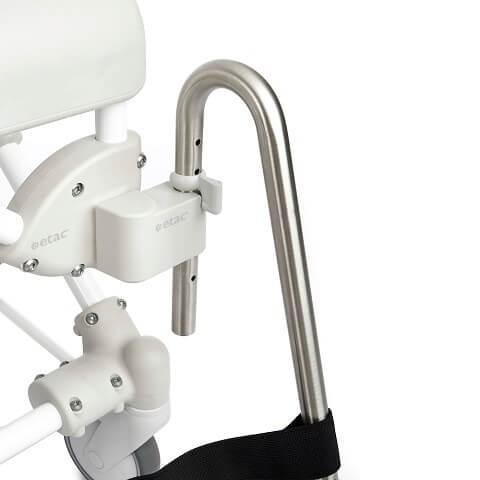 Polohovací křeslo Etac Swift Mobil Tilt 2 XL—Polohovatelné sprchové a toaletní křeslo