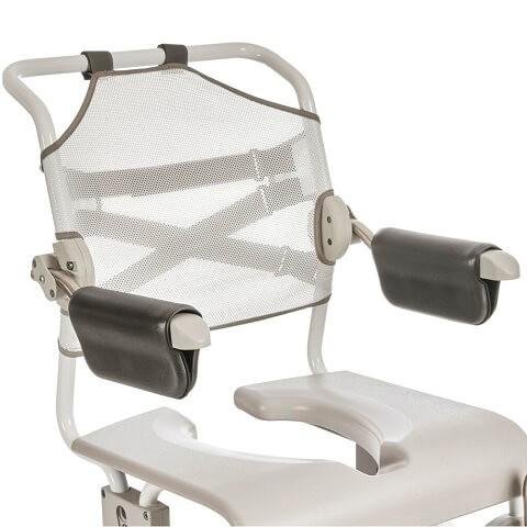 Polohovací toaletní křeslo Etac Swift Mobil 2—Polohovatelné sprchové a toaletní křeslo