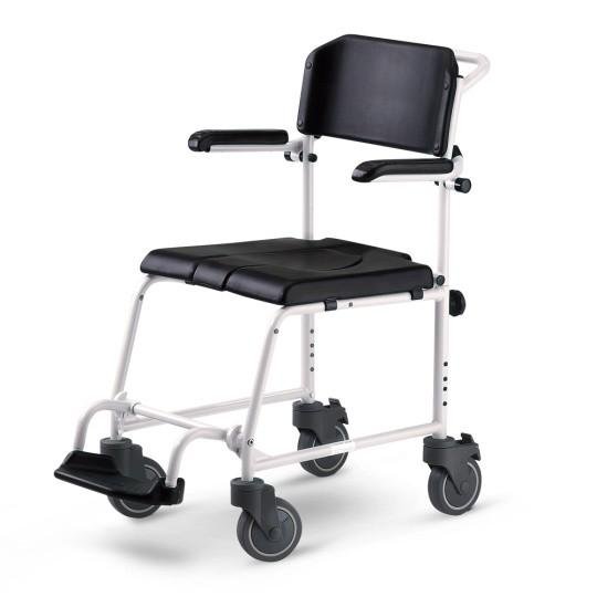 Polohovací toaletní křeslo McWET kombinovaný—Polohovatelné sprchové a toaletní křeslo