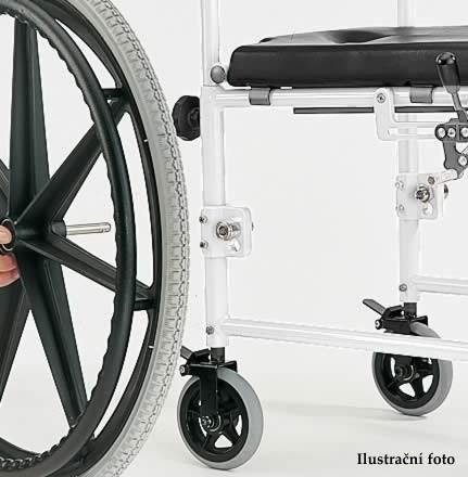 Polohovací toaletní křeslo McWET kombinovaný—Polohovatelné sprchové a toaletní křeslo