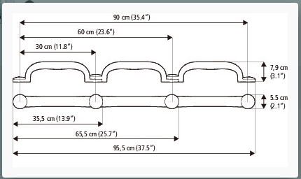 Modulární madlo ETAC Flex