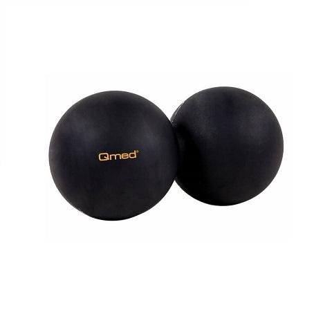 Masážní míček LACROSSE dvojitý Qmed—Černý