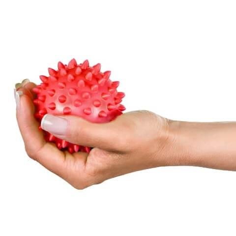 Masážní míček Qmed—Zelený, průměr 7 cm