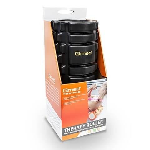 Terapeutický válec s výstupky Qmed—Černá barva