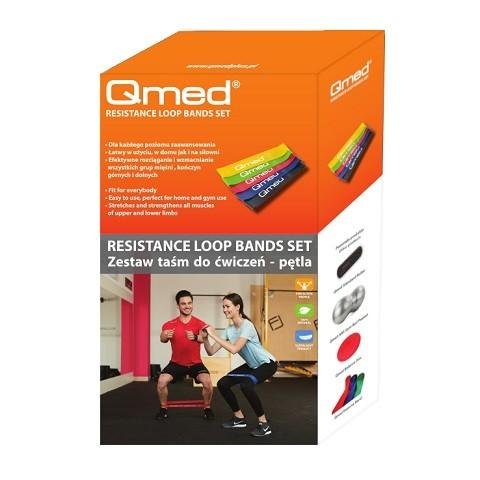 Sada posilovacích gum Qmed