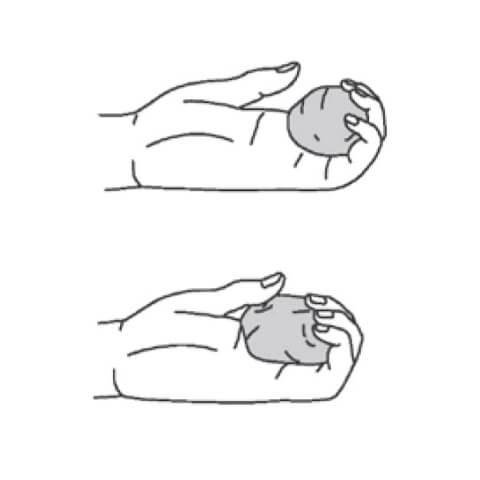 Terapeutická hmota Qmed—červená - tuhost střední