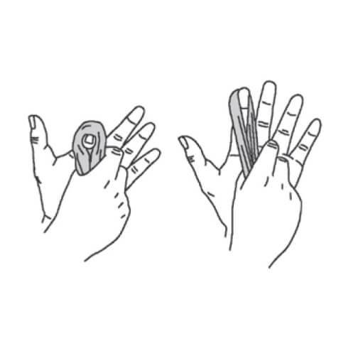 Terapeutická hmota Qmed—modrá - tuhost silná