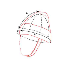 Ochranná přilba Ribcap Lenny—Velikost Maxi KIDS, barva šedá