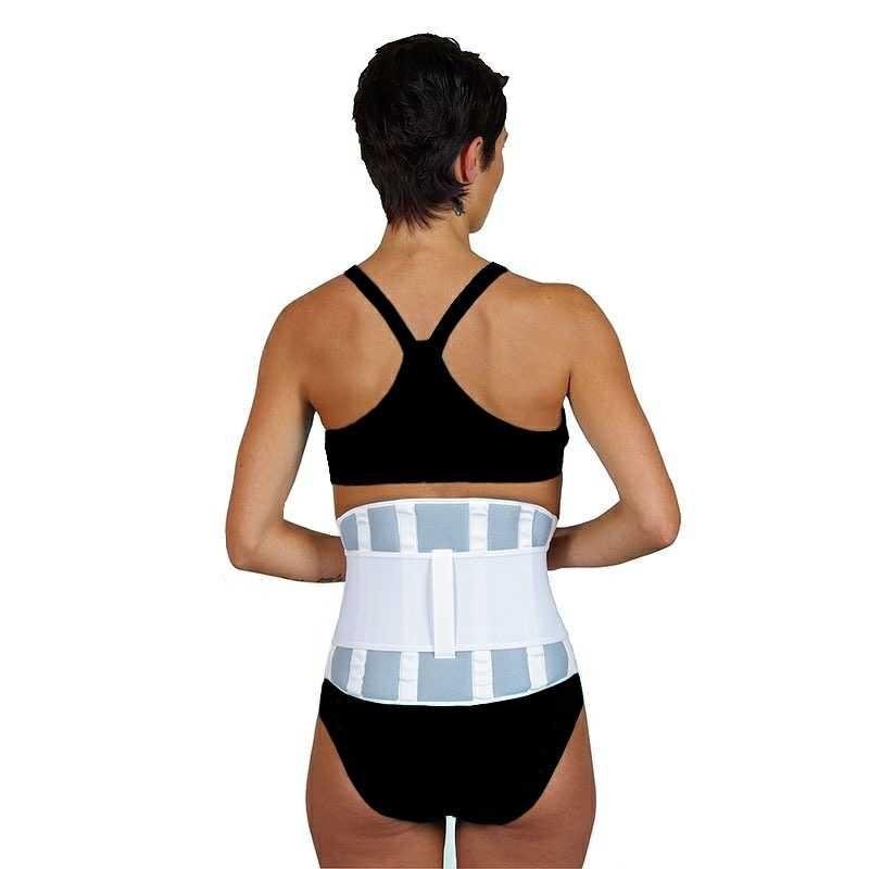 Ortika pás bederní s dlahami OR 11B - XXL—Černý