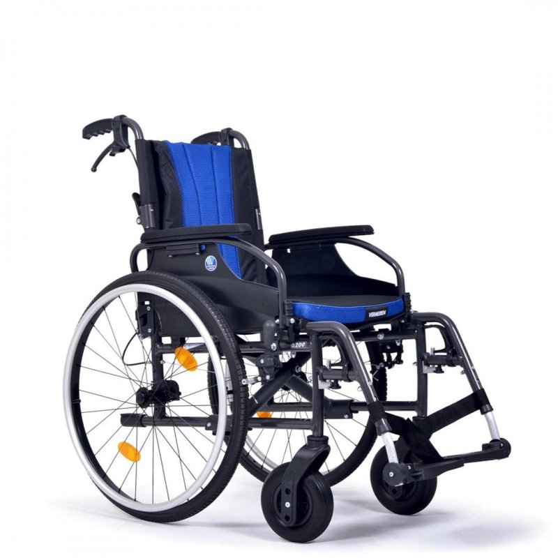 Vozík mechanický odlehčený D200 B69—Šířka sedu 50 cm