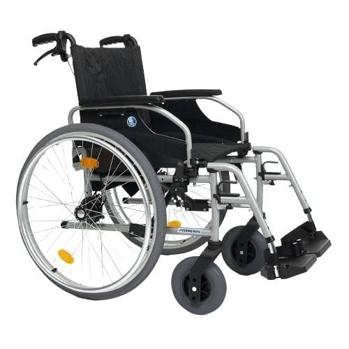 Vozík mechanický s brzdami D100—Šířka sedu 48 cm