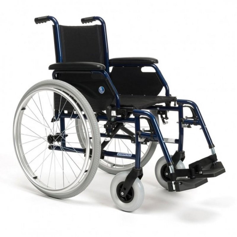 Vozík mechanický standardní JAZZ S50—Šířka sedu 50 cm, plná kola