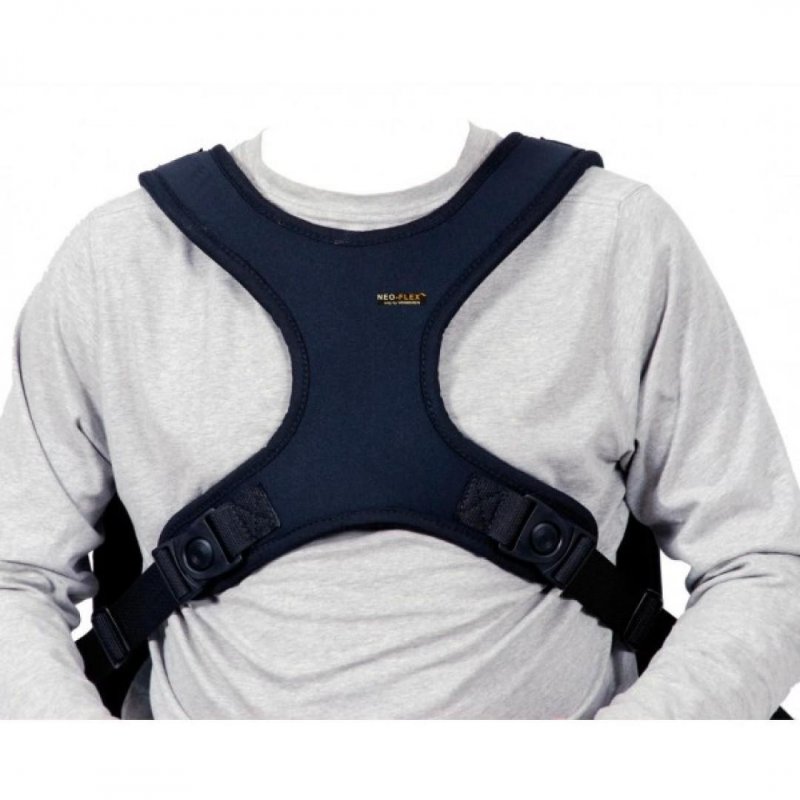 Čtyřbodová vesta fixační NEOFLEX U74 - k MIV - XL—Široká verze, zadní strana nastavitelná (BR)