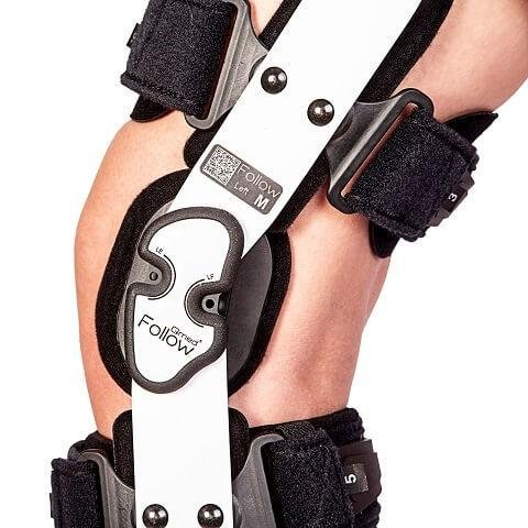 Kolenní ortéza FOLLOW FORCE Qmed—Velikost XL, Pravá