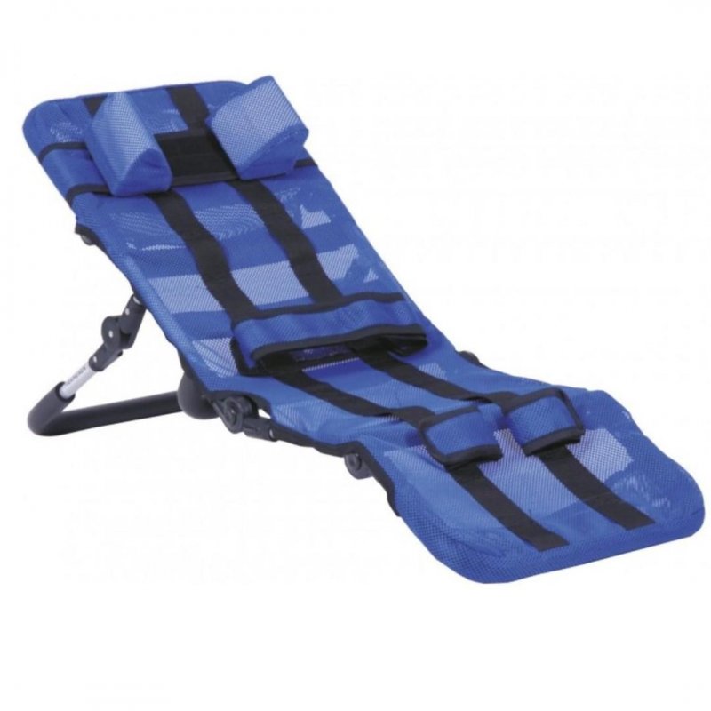 Dětské koupací lehátko PEPI—S polohovatelnou konstrukcí