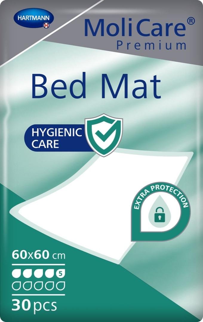 MoliCare Bed Mat 5 kapek 60x60cm—Podložka absorpční 30 ks